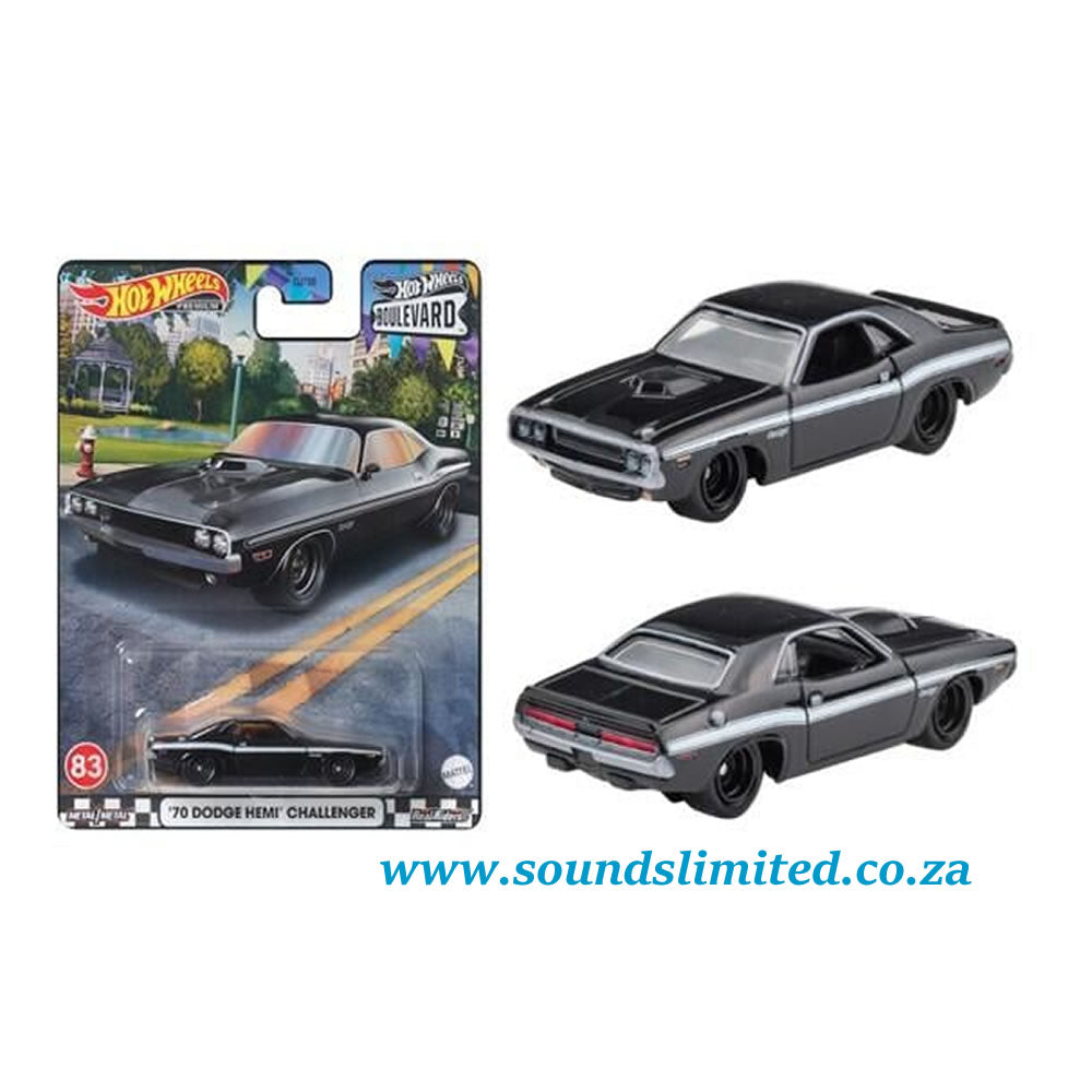 Hot Wheels Boulevard - '70 Dodge Hemi Challenger HKF25 #83 Black