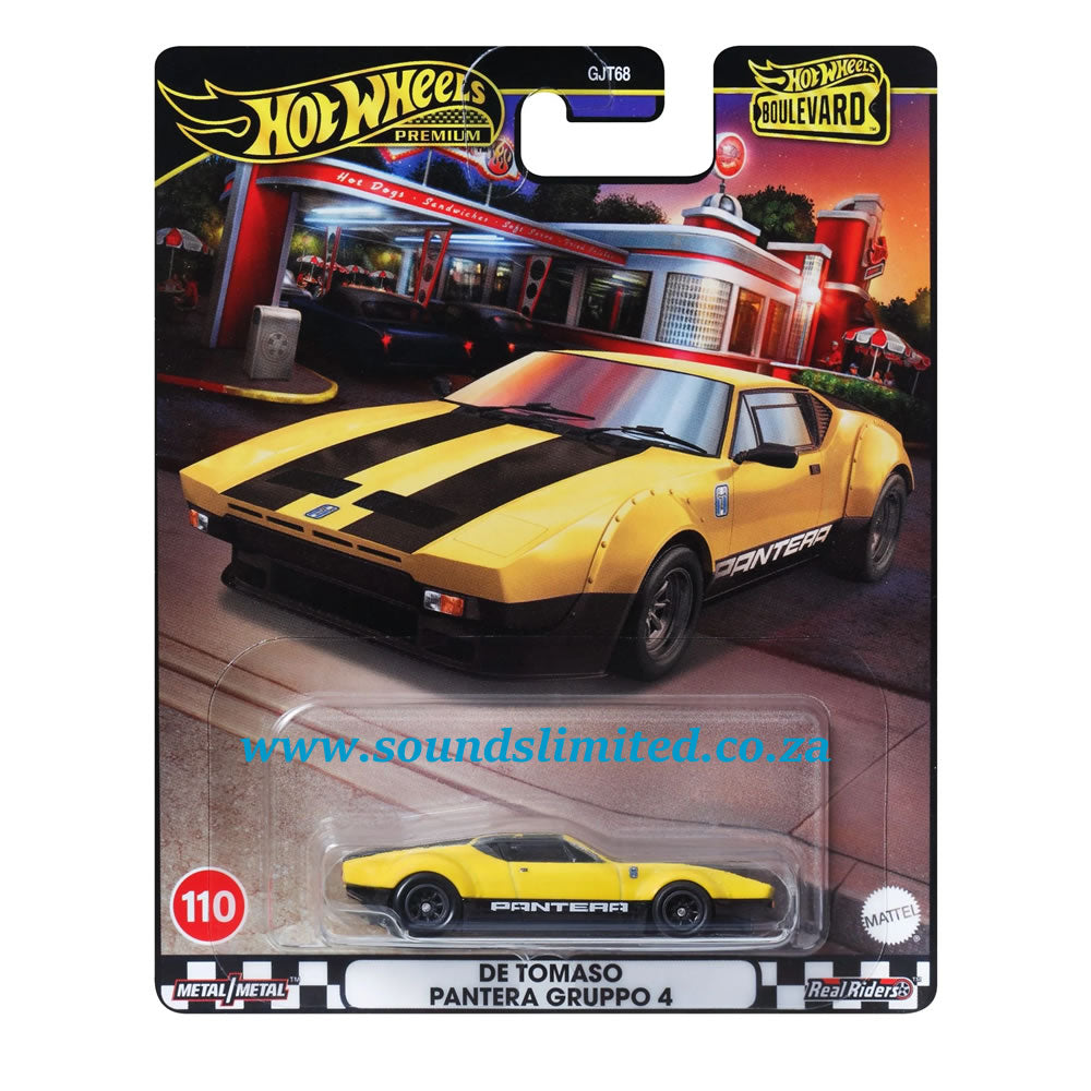 Hot Wheels Boulevard De Tomaso Pantera Gruppo 4 #110 HRT75