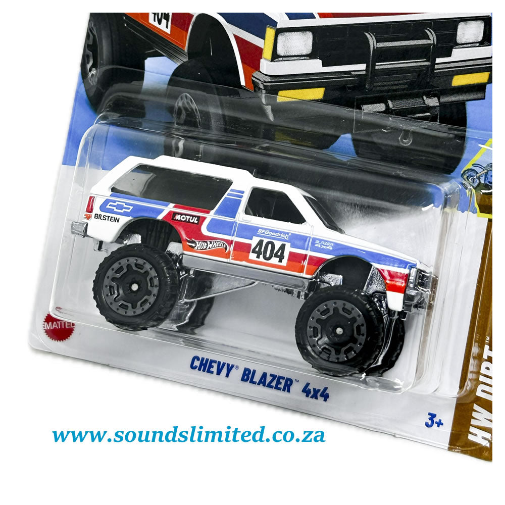 Hot Wheels Chevy Blazer 4x4 HYX25 Long Card