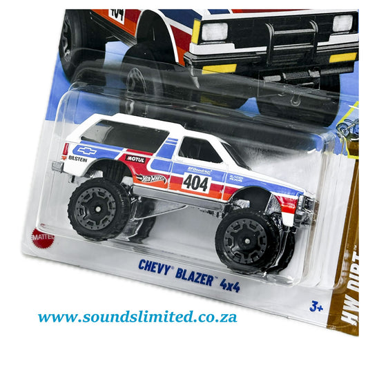 Hot Wheels Chevy Blazer 4x4 HYX25 Long Card