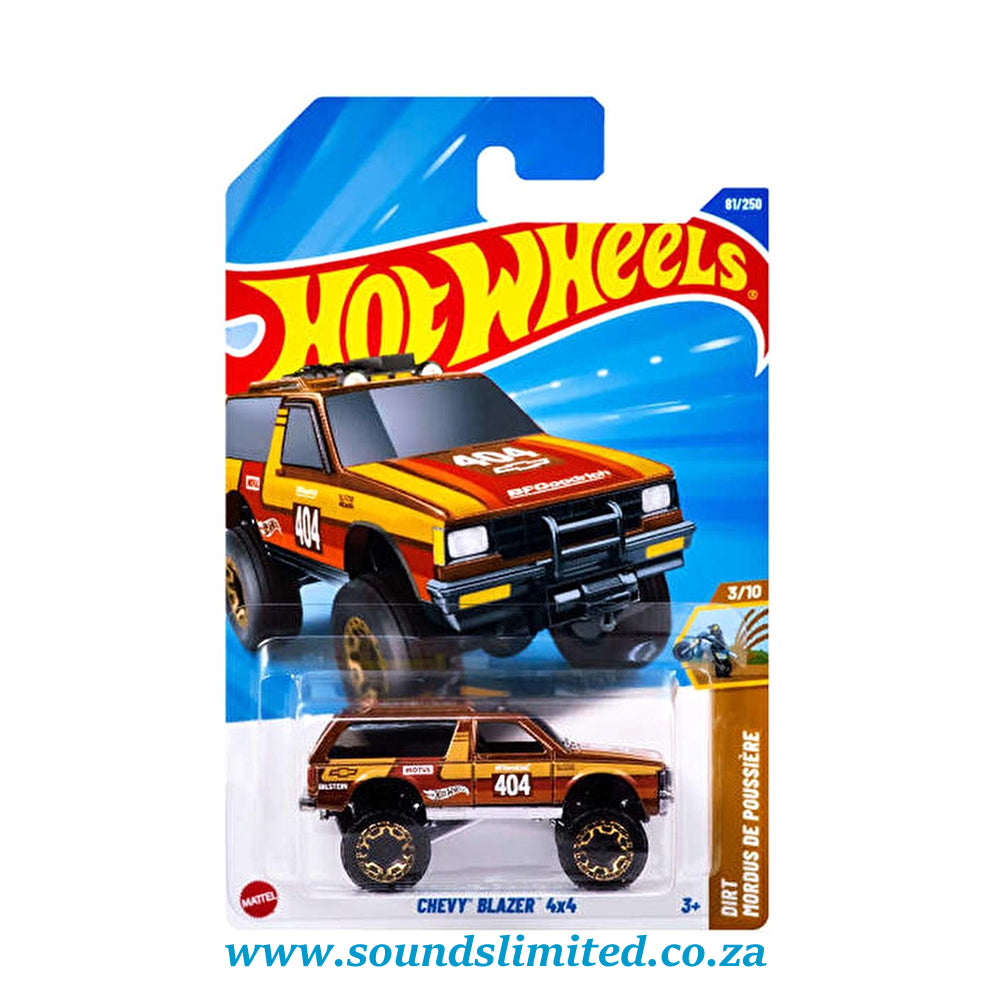 Hot Wheels Chevy Blazer 4x4 JBB78 Long Card
