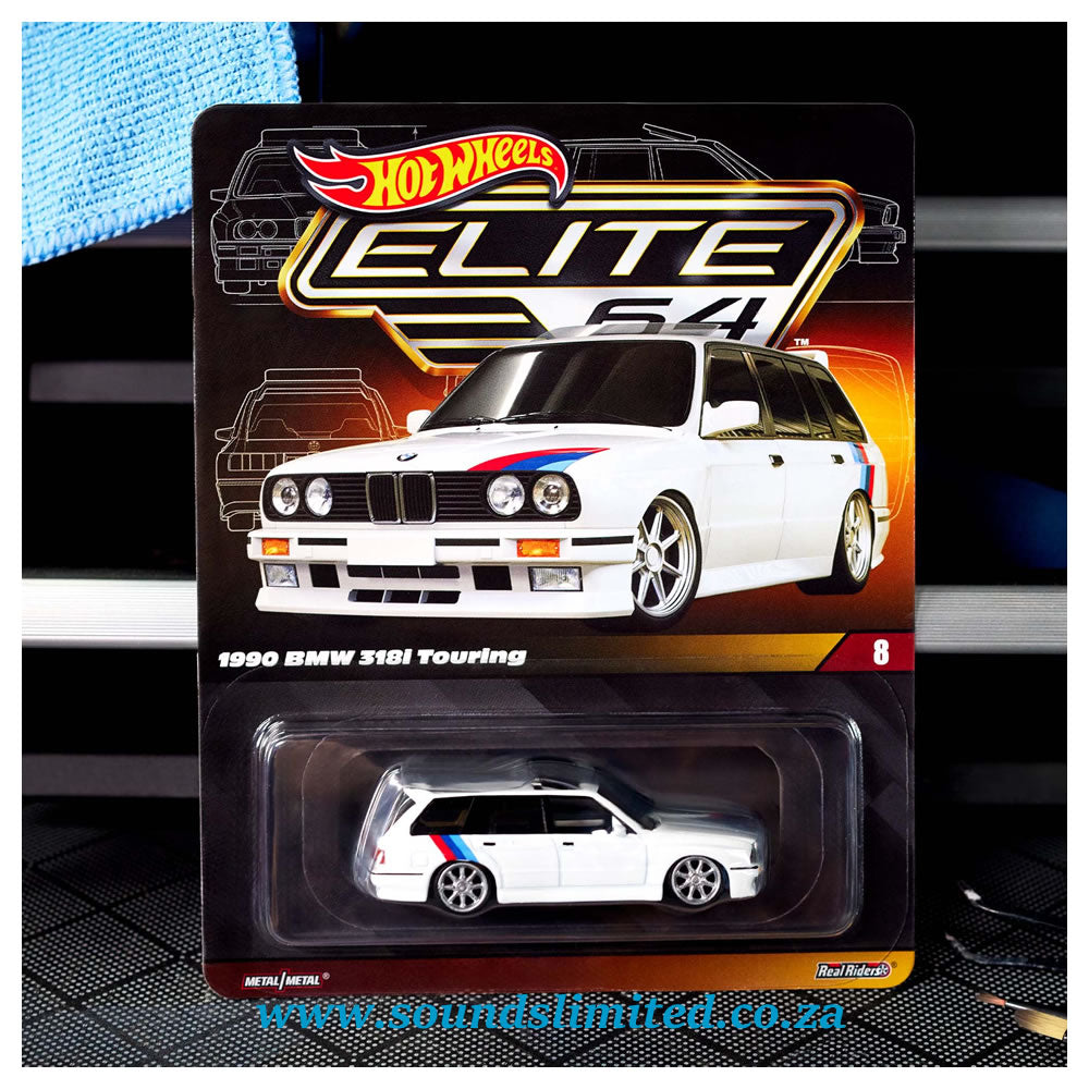 Hot Wheels Collectors Elite 64 1990 BMW 318i Touring HNJ60