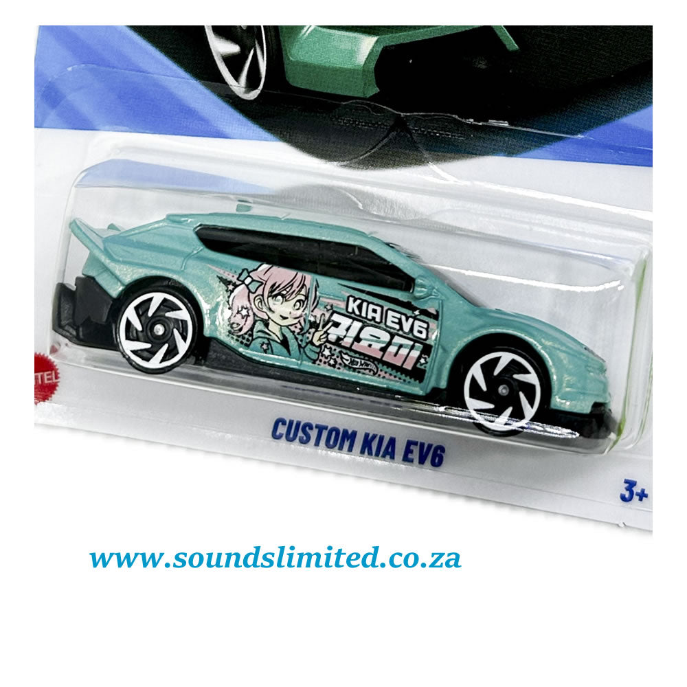 Hot Wheels Custom Kia EV6 HYX63 Long Card
