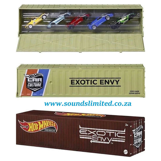 Hot Wheels Premium Car Culture Container Box Set - Exotic Envy