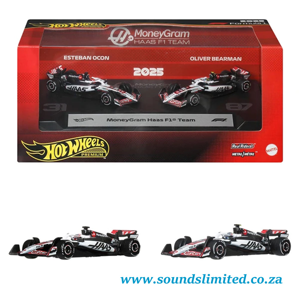 Hot Wheels F1 Collectible Car Set of 2 Esteban Ocon & Oliver Bearman JMM97