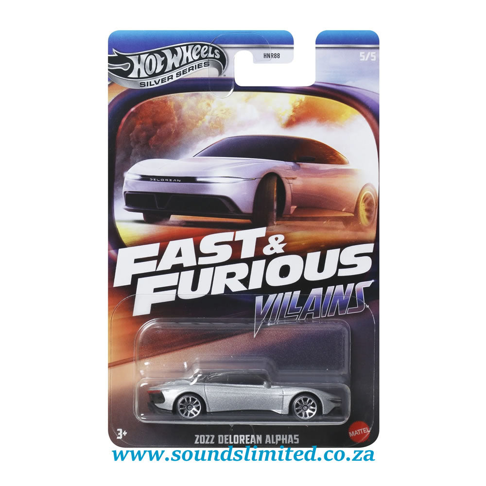 Hot Wheels Fast & Furious Villains 2022 Delorean Alphas JBY38