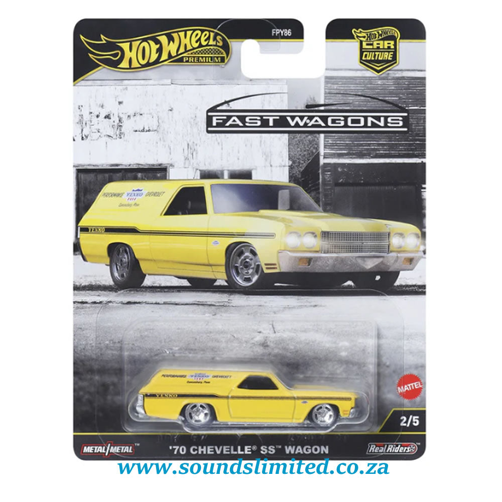 Hot Wheels Fast Wagons Premium Car Culture '70 Chevelle SS Wagon JBK67