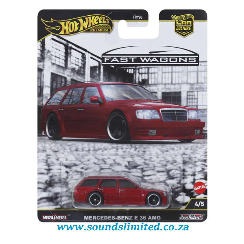 Hot Wheels Fast Wagons Premium Car Culture Mercedes Benz E 36 AMG JBK69