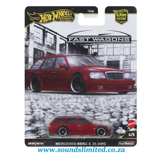 Hot Wheels Fast Wagons Premium Car Culture Mercedes Benz E 36 AMG JBK69