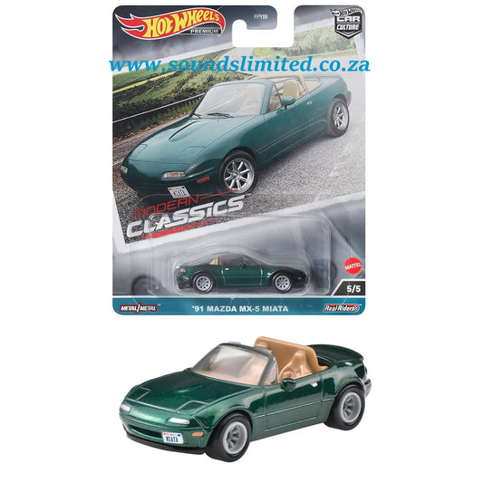 Hot Wheels HKC68 Car Culture Modern Classics - '91 Mazda MX-5 Miata