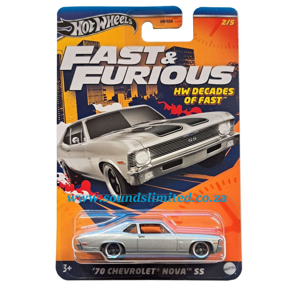 Hot Wheels HRW42 '70 Chevrolet Nova SS Fast & Furious