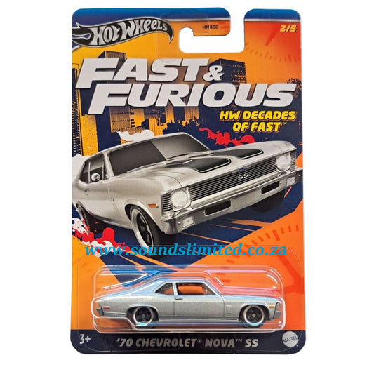 Hot Wheels HRW42 '70 Chevrolet Nova SS Fast & Furious