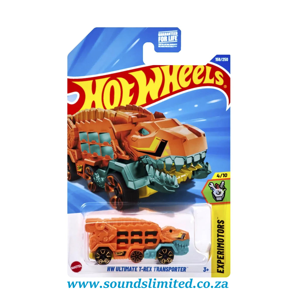 Hot Wheels HW Ultimate T-rex Transporter JBC10 Long Card