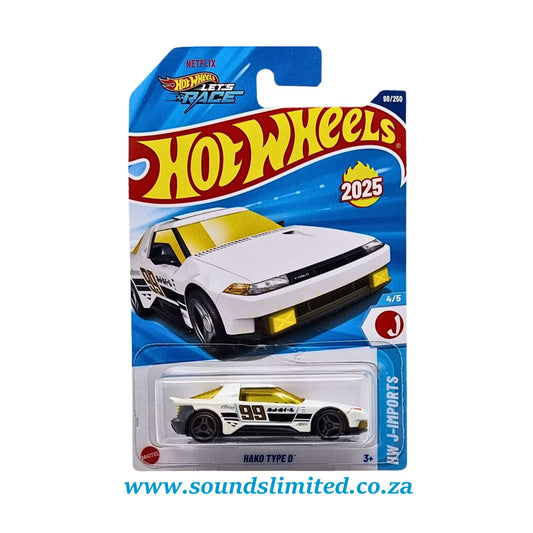 Hot Wheels Let's Race Hako Type D HYW25 Long Card