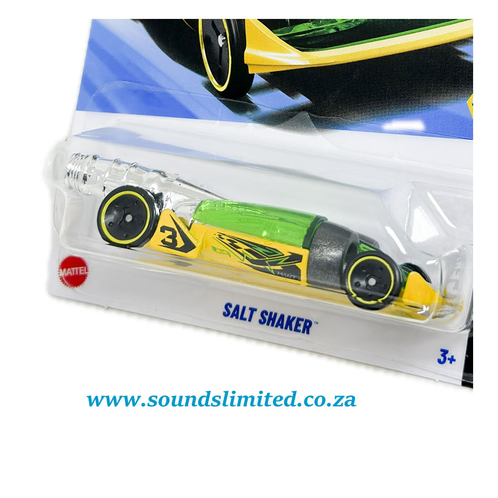 Hot Wheels Let's Race Salt Shaker HYY75 Long Card