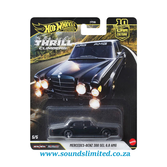 Hot Wheels Mercedes-Benz 300 SEL 6.8 AMG Premium Car Culture Thrill Climbers JKF20