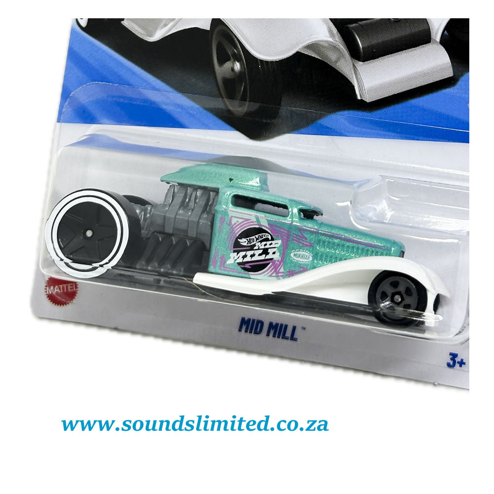 Hot Wheels Mid Mill Let's Race Short Card HYX79