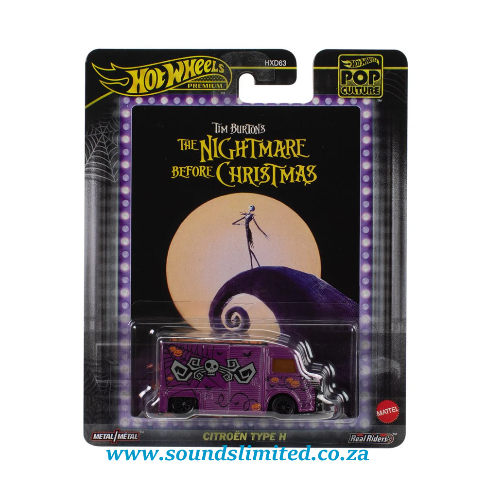 Hot Wheels Pop Culture Premium Citroen Type H "Tim Burton's The Nightmare before Christmas" JBL78