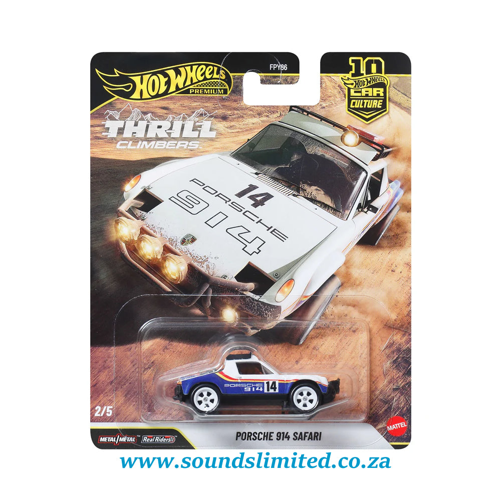 Hot Wheels Porsche 914 Safari Premium Car Culture Thrill Climbers JKF22