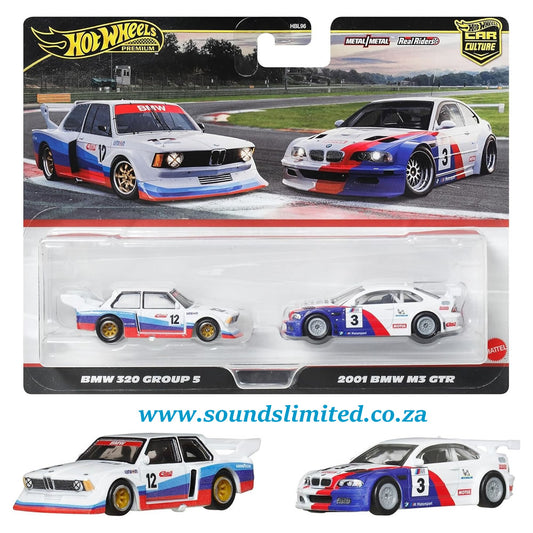 Hot Wheels Premium Car Culture 2-Pack BMW 320 Group 5 and 2001 BMW M3 GTR JBK99