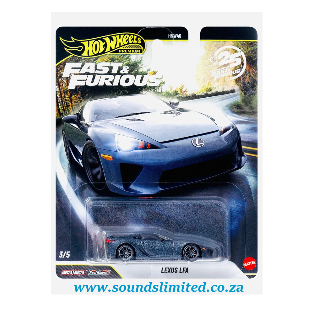 Hot Wheels Premium 2026 Fast & Furious 25th Anniversary Lexus LFA JHW66
