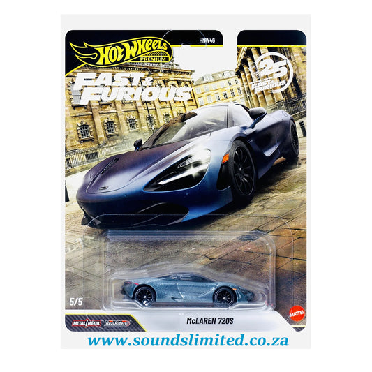 Hot Wheels Premium 2026 Fast & Furious 25th Anniversary McLaren 720S JHW80