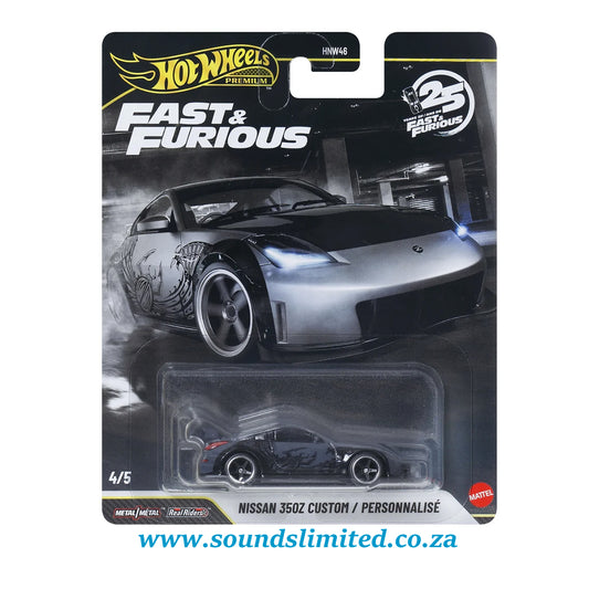 Hot Wheels Premium 2026 Fast & Furious 25th Anniversary Nissan 350Z Custom JHW79