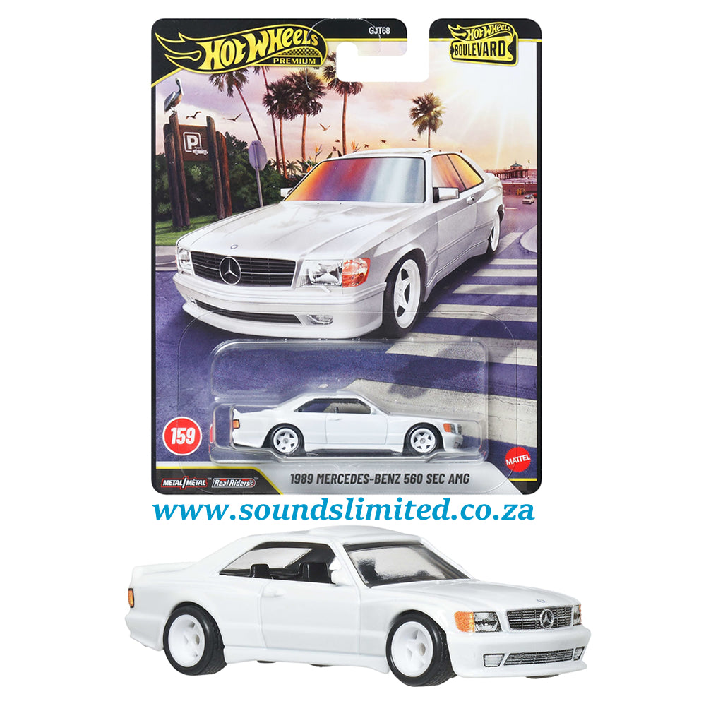 Hot Wheels Premium Boulevard #159 1989 Mercedes-Benz 560 SEC AMG JHW37