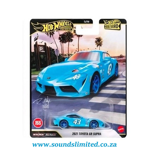 Hot Wheels Premium Boulevard 2021 Toyota Supra #155 JHW34