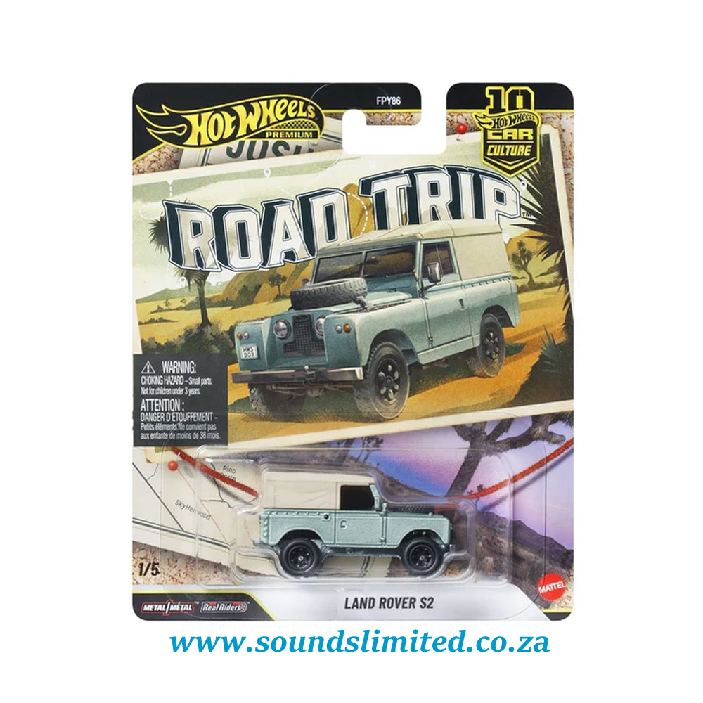 Hot Wheels Premium Car Culture Road Trip Land Rover Series 2 JKF06