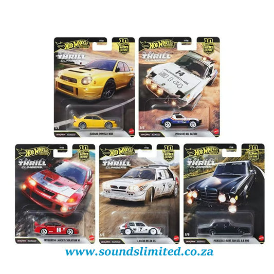 Hot Wheels Premium Car Culture Thrill Climbers Set of 5 FPY86-9C1Q