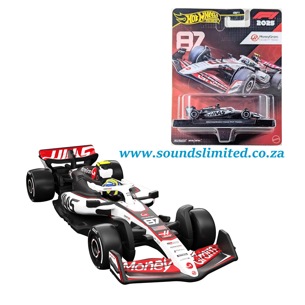 Hot Wheels Premium Collectible MoneyGram Haas F1® Team Car - Oliver Bearman JKD90