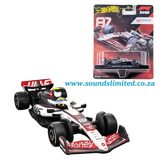 Hot Wheels Premium Collectible MoneyGram Haas F1® Team Car - Oliver Bearman JKD90