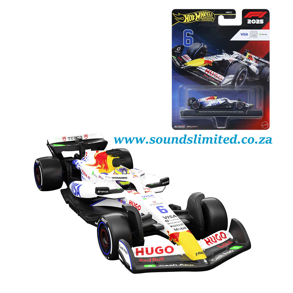 Hot Wheels Premium Collectible Visa Cash App Racing Bulls Formula One™ Team Car - Isack Hadjar JKD91