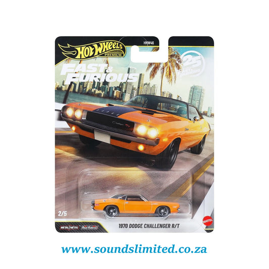 Hot Wheels Premium Fast & Furious 25th Anniversary 1970 Dodge Challenger R/T JHW64