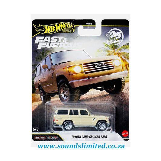 Hot Wheels Premium Fast & Furious 25th Anniversary Toyota Land Cruiser FJ60 JHW76