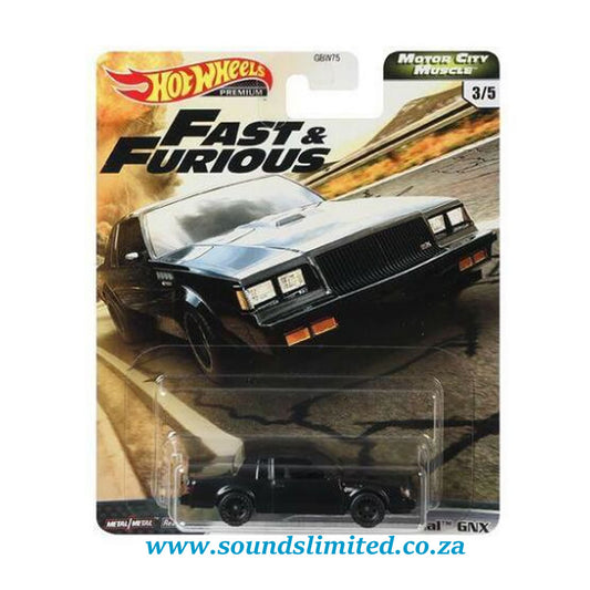 Hot Wheels Premium Fast & Furious Motor City Muscle '87 Buick Grand National GNX