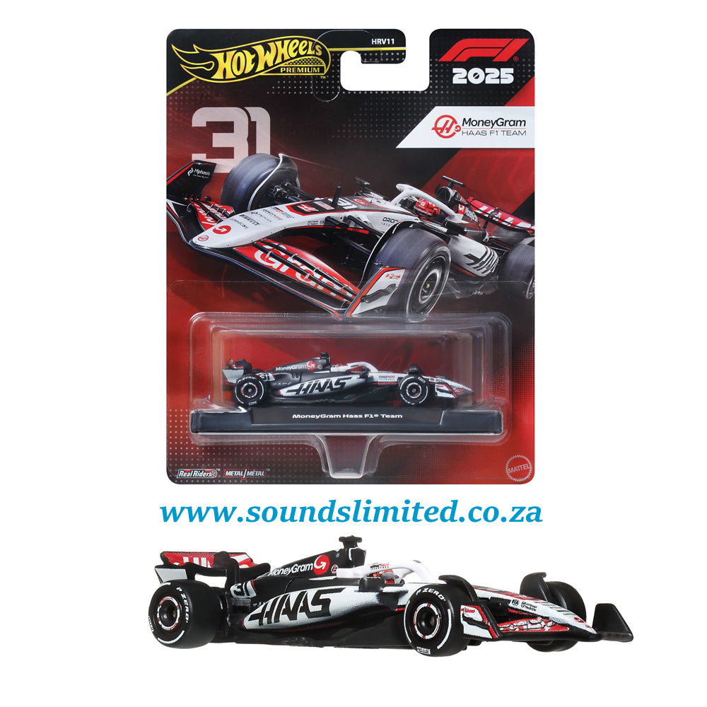 Hot Wheels Premium MoneyGram Haas Formula 1® Team Haas #31 JKD78