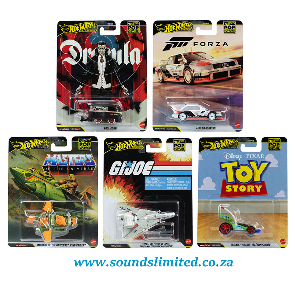 Hot Wheels Premium Pop Culture 2026 Set of 5 HXD63-956R
