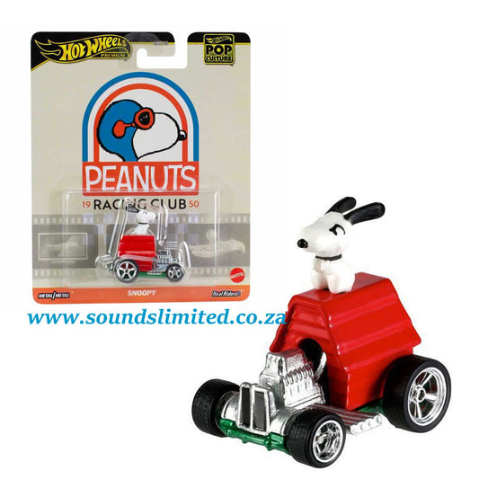 Hot Wheels Premium Pop Culture Snoopy Peanuts 1950 Racing Club HVJ42