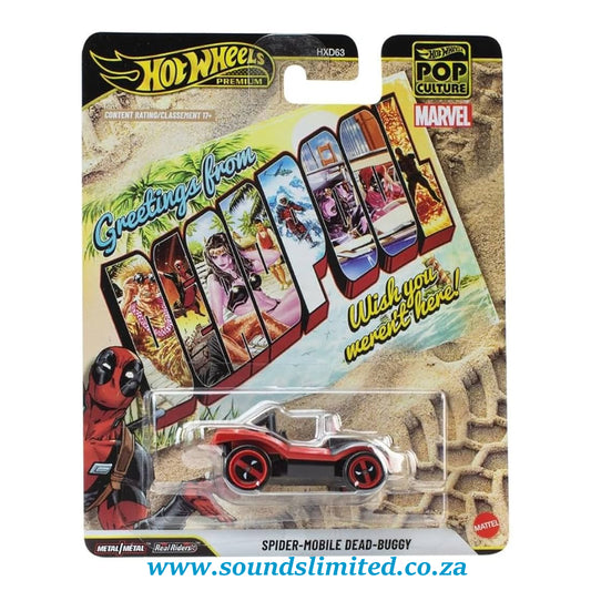 Hot Wheels Premium Pop Culture Spider-Mobile Dead-Buggy JHX06