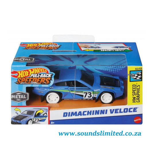 Hot Wheels Pull-Back Speeders - Dimachinni Veloce HWH35 1/43