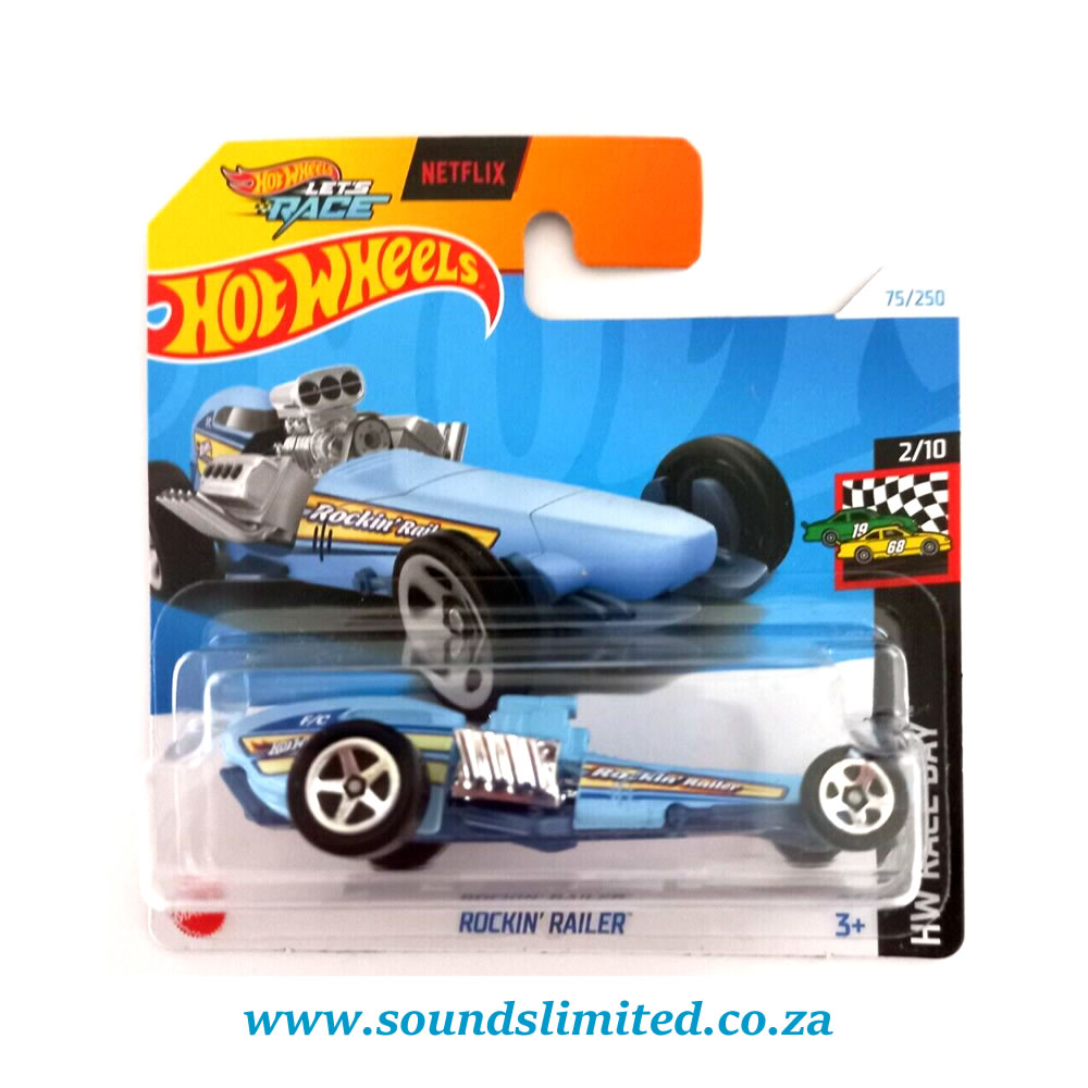 Hot Wheels Rockin' Railer Netflix HW Race Day HTC75