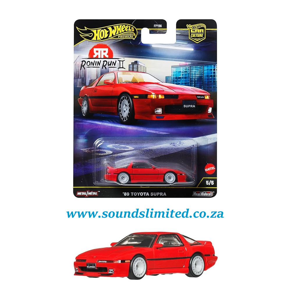 Hot Wheels Ronin Run II Premium Car Culture '89 Toyota Supra JBK90