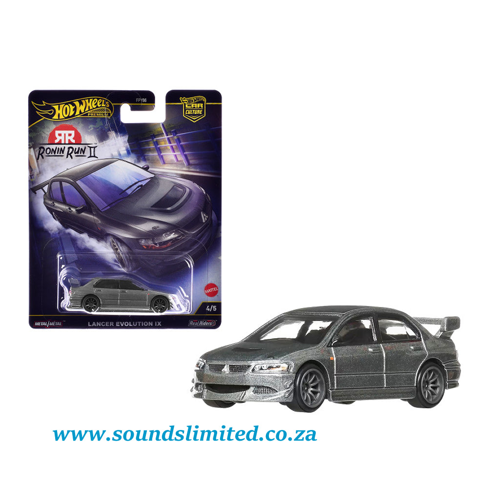 Hot Wheels Ronin Run II Premium Car Culture Lancer Evolution IX JBK86