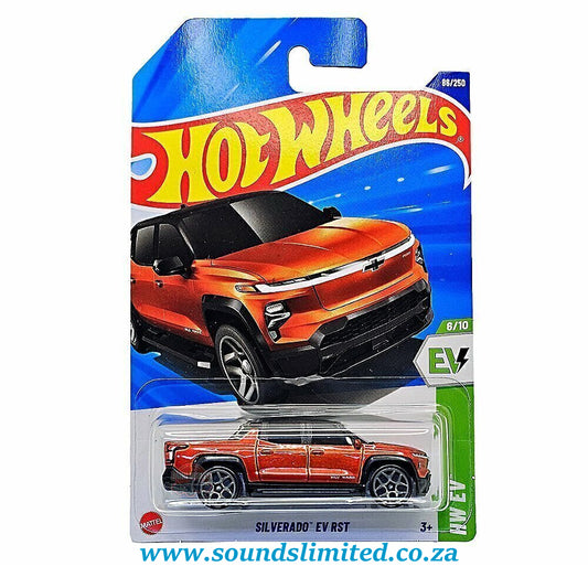 Hot Wheels Silverado EV RST JBB64 Long Card