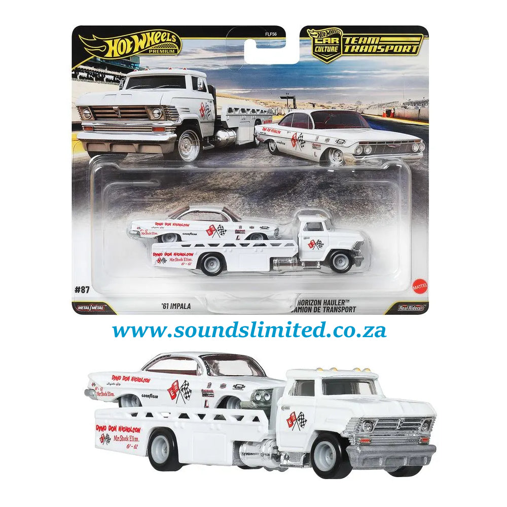 Hot Wheels 2026 Car Culture Team Transport #87 '61 Impala & Horizon Hauler JHX88