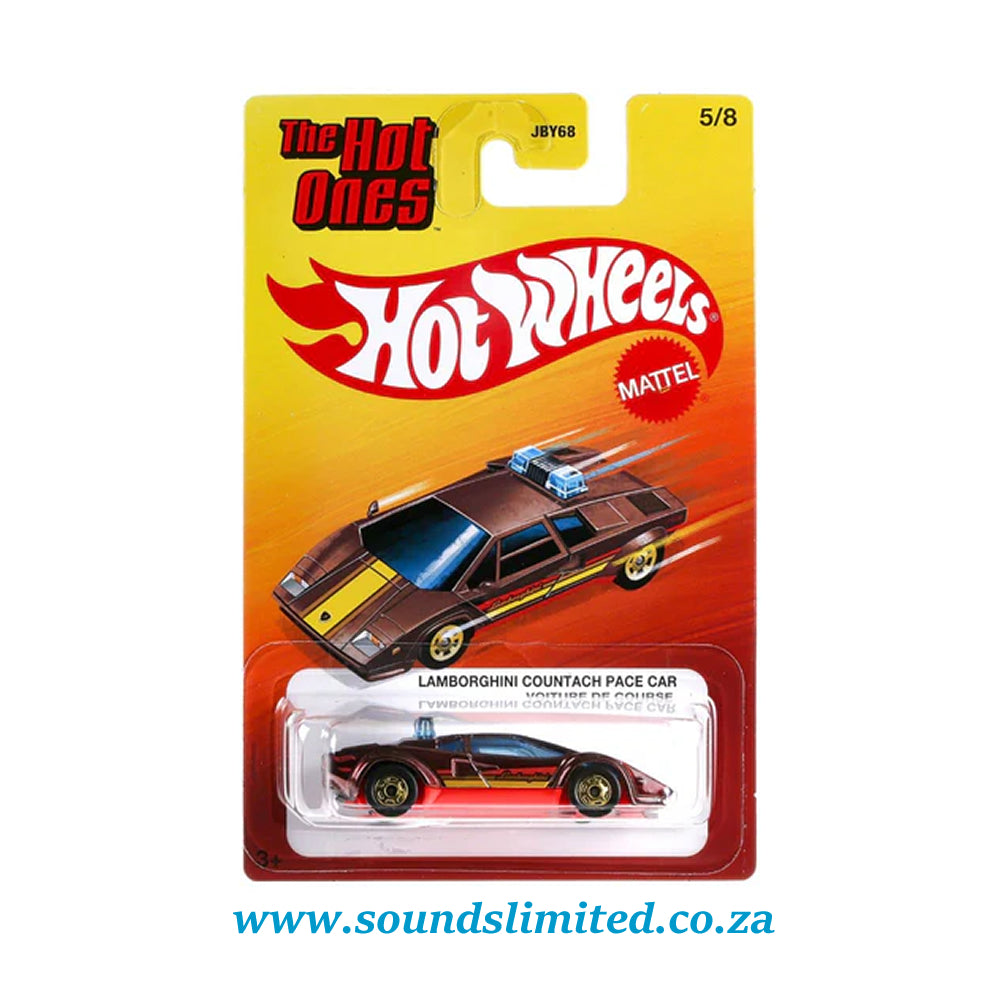 Hot Wheels The Hot Ones Lamborghini Countach Pace Car JKX52