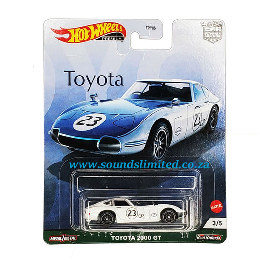 Hot Wheels Toyota 2000 GT White Car Culture Premium GRJ98