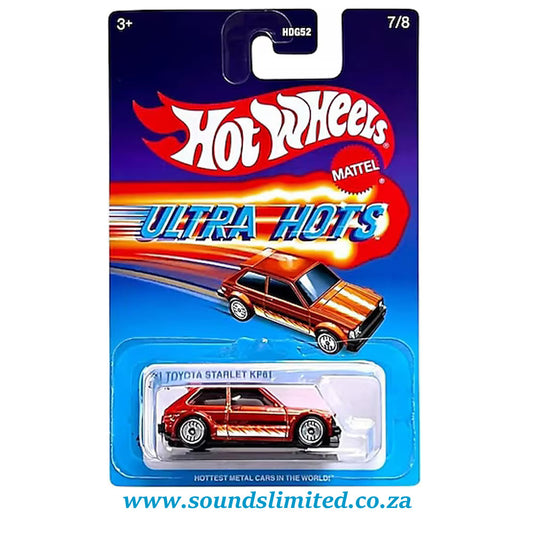 Hot Wheels Ultra Hots '81 Toyota Starlet KP61 JBY66